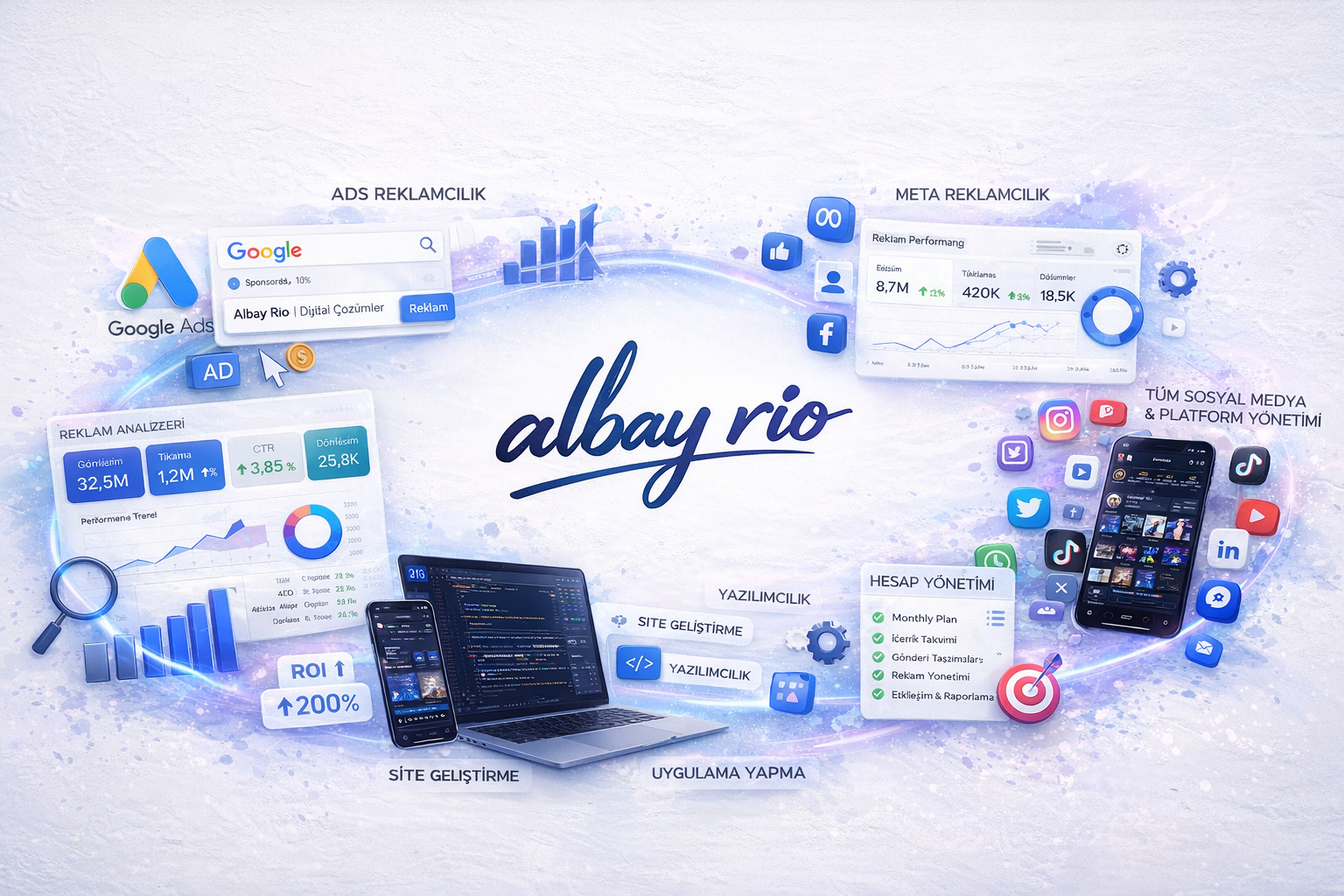 Tam paket dijital hizmet kolajı